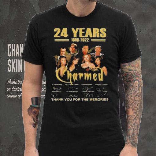 24 years 1998 2022 Charmel thank you for the memories signatures shirt