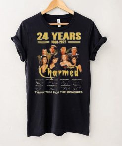 24 years 1998 2022 Charmel thank you for the memories signatures shirt
