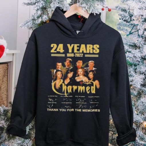 24 years 1998 2022 Charmel thank you for the memories signatures shirt