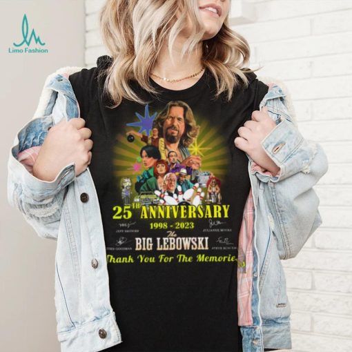 25th Anniversary 1998 – 2023 Big Lebowski Thank You For The Memories T Shirt