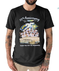 25th Anniversary 1998 – 2023 Rays Thank You For The Memories T Shirt