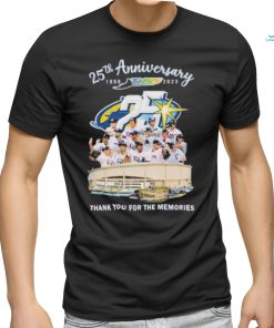 25th Anniversary 1998 – 2023 Rays Thank You For The Memories T Shirt