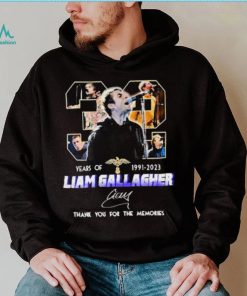 32 Years Of 1991 2023 Liam Gallagher Signature Thank You For The Memories Shirt