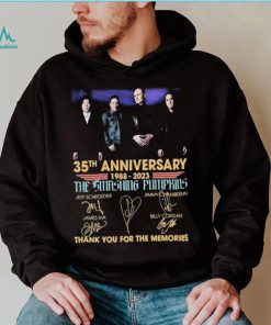 35th Anniversary 1988 2023 Jeff Schroeder James Iha Signature Thank You For The Memories Shirt