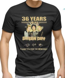 36 Years 1987 – 2023 Green Day Thank You For The Memories T Shirt