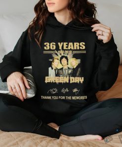 36 Years 1987 – 2023 Green Day Thank You For The Memories T Shirt