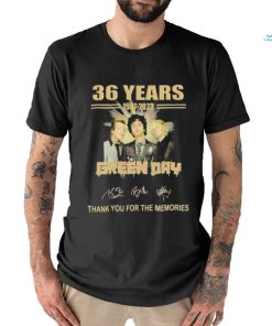 36 Years 1987 – 2023 Green Day Thank You For The Memories T Shirt