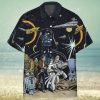 3D Star Wars Blueprint Of Spaceship Scan Custom Hawaiian Shirt