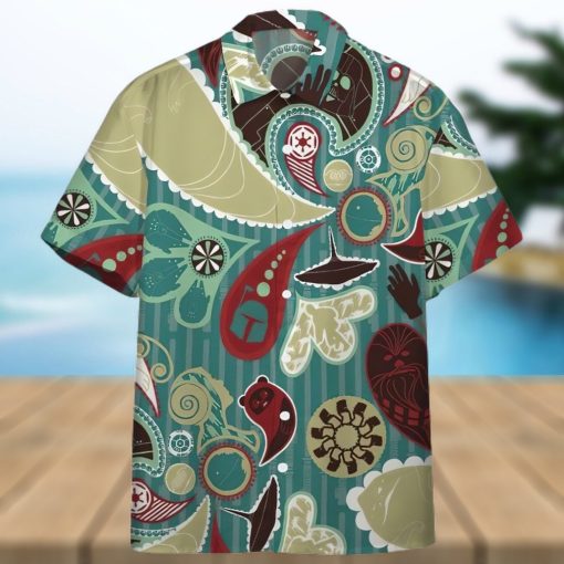 3D Star Wars Bandana Custom Turquoise Hawaiian Shirt