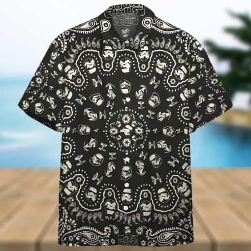 3D Star Wars Bandana Pattern Custom Hawaiian Shirt