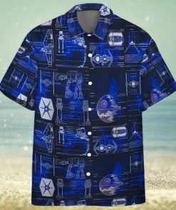 3D Star Wars Detailed Structure Of Spaceship Scan Custom Hawaiian Shirt