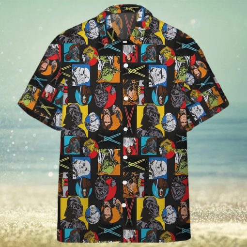 3D Star Wars Galaxy Characters Custom Short Sleeves Shirt