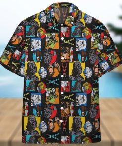 3D Star Wars Galaxy Characters Custom Short Sleeves Shirt