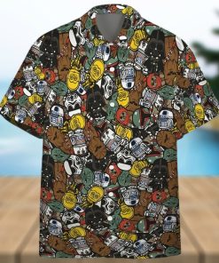 3D Star Wars Mini Characters Custom Hawaiian Shirt