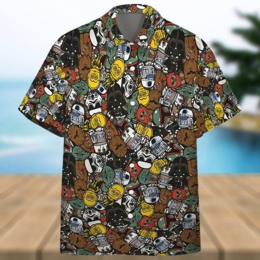 3D Star Wars Mini Characters Custom Hawaiian Shirt