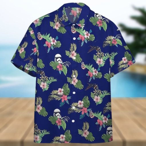 3D Star Wars The Floral Vibe Custom Hawaiian Shirt