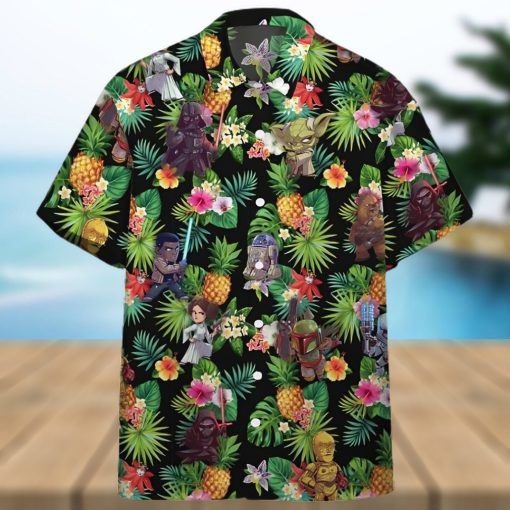 3D Star Wars Tropical Vibe Custom Short Sleeves Shirt