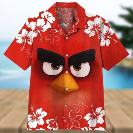 3d Angry Bird Hawaiian Shirt Outfit