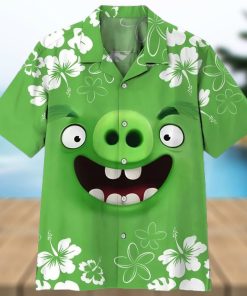 3d Angry Bird Pig Hawaiian Shirt Cheap