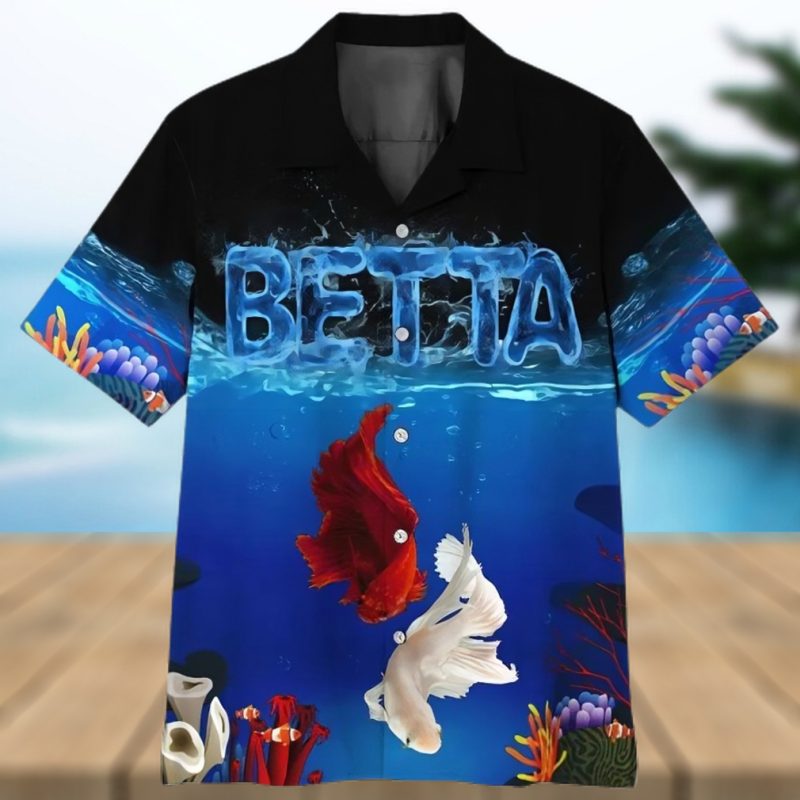3d Betta Fish Hawaiian Shirt Cheap