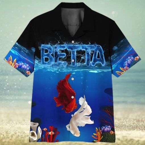 3d Betta Fish Hawaiian Shirt Cheap