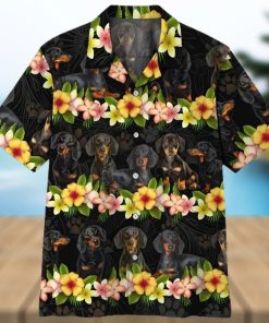 3d Dachshund Hawaiian Shirt Outfit