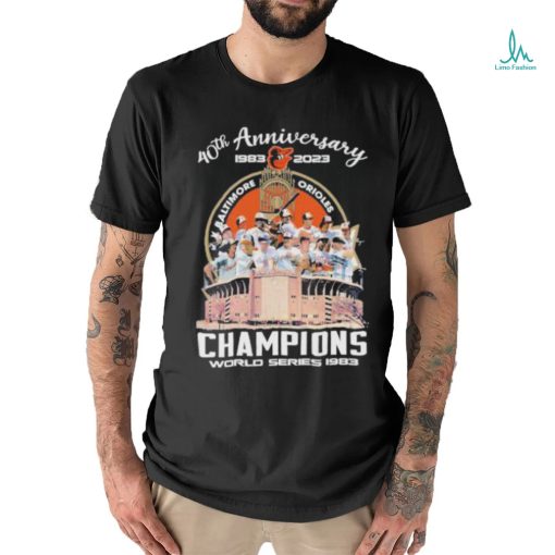 40th Anniversary 1983 2023 Champions World Series 1983 Shirt