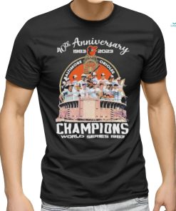 40th Anniversary 1983 2023 Champions World Series 1983 Shirt