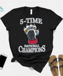 5 time UConn National champions shirt