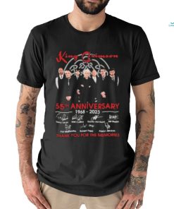 55th Anniversary 1968 – 2023 Tony Levin Mel Collins Signature Thank You For The Memories Shirt