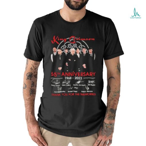 55th Anniversary 1968 – 2023 Tony Levin Mel Collins Signature Thank You For The Memories Shirt