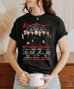 55th Anniversary 1968 – 2023 Tony Levin Mel Collins Signature Thank You For The Memories Shirt