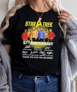 57Th Anniversary Star Trek Thank You For The Memories Signatures Shirt