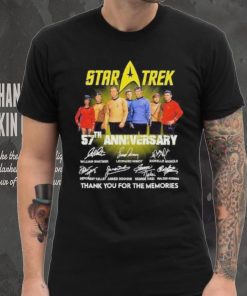 57Th Anniversary Star Trek Thank You For The Memories Signatures Shirt