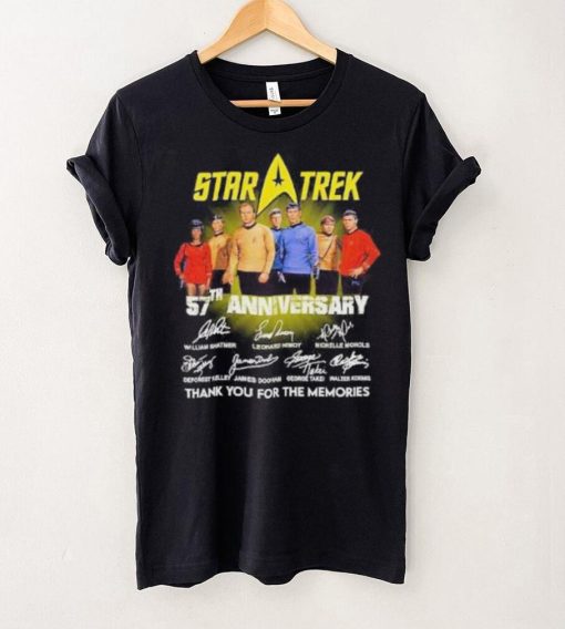 57Th Anniversary Star Trek Thank You For The Memories Signatures Shirt