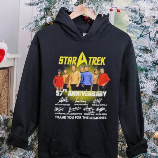 57Th Anniversary Star Trek Thank You For The Memories Signatures Shirt