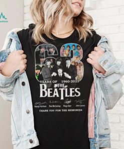 63 Years Of 1960 – 2023 The Baetles Thank You For The Memories T Shirt