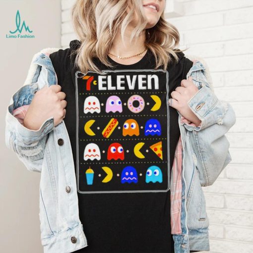 7 Eleven x Pac Man Game Over art shirt