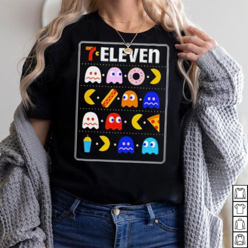 7 Eleven x Pac Man Game Over art shirt