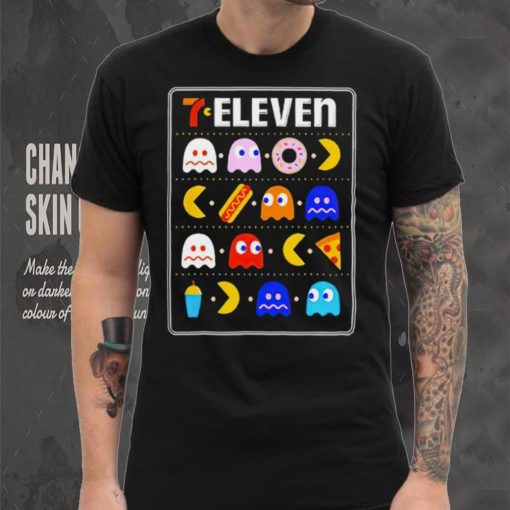 7 Eleven x Pac Man Game Over art shirt