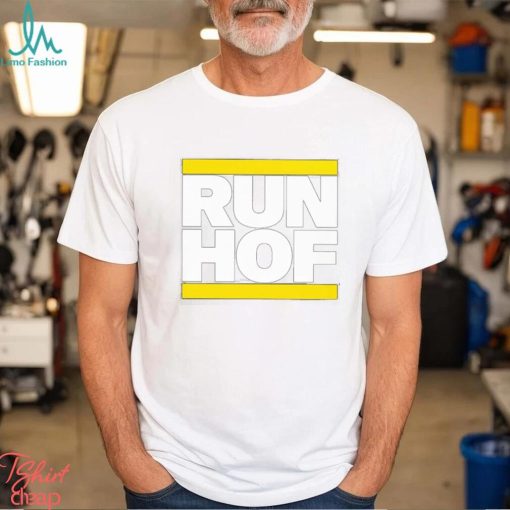 95.7 The Game Bonta Hill Wearing Run Hof T Shirts