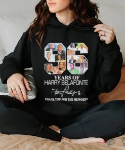 96 Years Of Harry Belafonte Thank You For The Memories Shirt