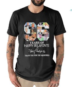 96 Years Of Harry Belafonte Thank You For The Memories Shirt, hoodie, sweater, long sleeve and tank top 96 Years Of Harry Belafonte Thank You For The Memories Shirt