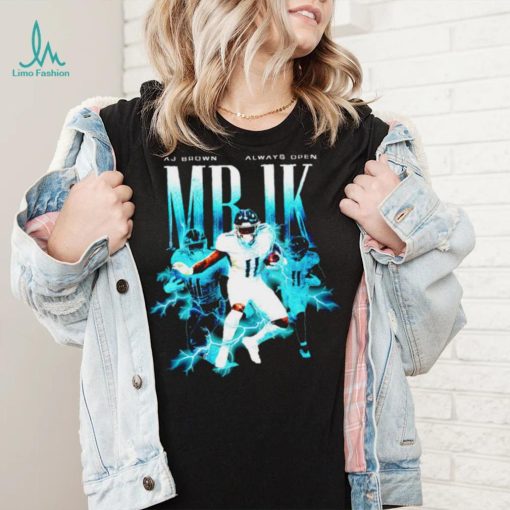 A.J. Brown always open Mr. 1K Lightning shirt