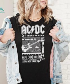 AC DC Let There Be Rock In ConCert T Shirt