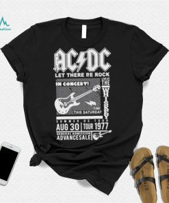AC DC Let There Be Rock In ConCert T Shirt