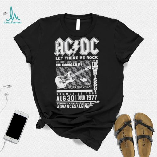 AC DC Let There Be Rock In ConCert T Shirt