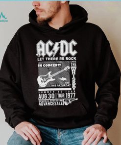 AC DC Let There Be Rock In ConCert T Shirt