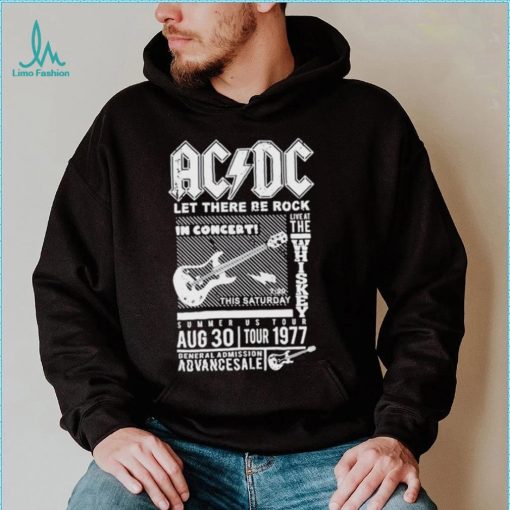 AC DC Let There Be Rock In ConCert T Shirt