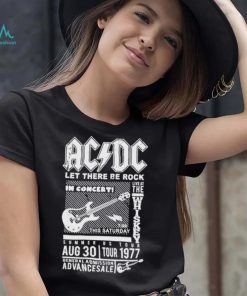AC DC Let There Be Rock In ConCert T Shirt